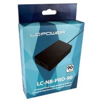 LC-Power LC-NB-PRO-90 netvoeding & inverter Binnen 90 W Zwart - thumbnail