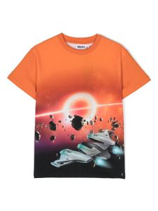 Molo t-shirt en coton biologique à imprimé graphique - Orange