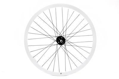 Weinmann DP18 Fixed Gear Voorwiel - Wit Zwart Weinmann DP18 Fixed Gear Voorwiel - Wit Zwart
