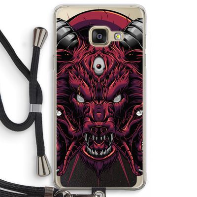 Hell Hound and Serpents: Samsung Galaxy A3 (2016) Transparant Hoesje met koord
