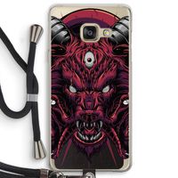 Hell Hound and Serpents: Samsung Galaxy A3 (2016) Transparant Hoesje met koord