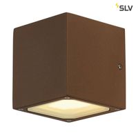 SLV Sitra Cube ROESTKLEUR wandlamp - thumbnail