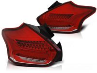 Tuning-Tec Achterlichten FORD FOCUS 3 15-18 HATCHBACK ROOD HELDER SEQ LED - thumbnail