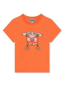 Kenzo Kids sweat Boke Flower en coton - Orange