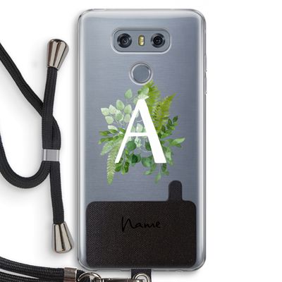 Green Brush: LG G6 Transparant Hoesje met koord