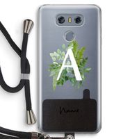 Green Brush: LG G6 Transparant Hoesje met koord