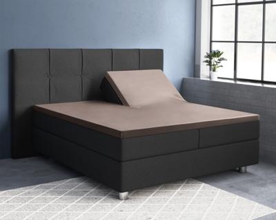 Primaviera Deluxe Splittopper Satijn Hoeslaken Taupe 180 x 200