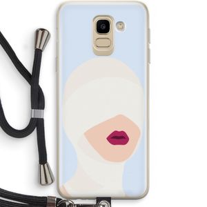 Incognito: Samsung Galaxy J6 (2018) Transparant Hoesje met koord