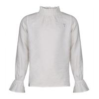 KIEstone winter blouse meisjes - wit - Fieke KIEstone winter blouse meisjes - wit - Fieke