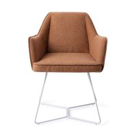 Jesper Home Tome eetkamerstoel beehive white Cinnamon Bun