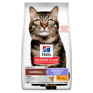 Hill's Science Plan Hairball & Perfect Coat Adult kattenvoer 3kg