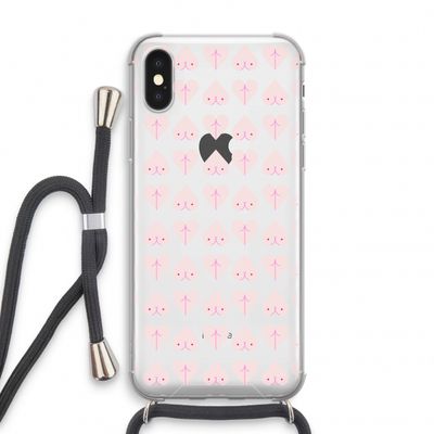 Ass 'n Titties: iPhone XS Transparant Hoesje met koord