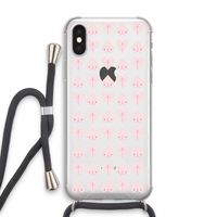 Ass 'n Titties: iPhone XS Transparant Hoesje met koord