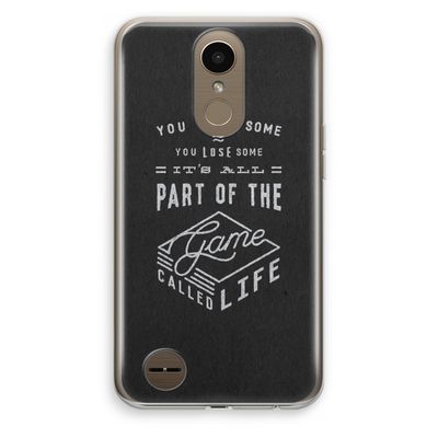 Life: LG K10 (2017) Transparant Hoesje