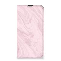 iPhone 14 | Standcase | Marble Pink - Origineel Cadeau Vriendin