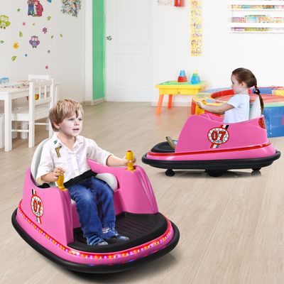 6V Kinderbotsauto met Afstandsbediening 360 Graden Draai 57 x 75 x 42 cm Roze