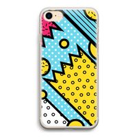 Pop Art #1: iPhone 7 Transparant Hoesje