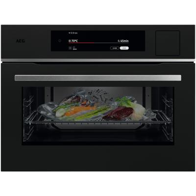 AEGTP9SK821T Inbouw combi stoomoven Zwart