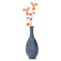 Kunstbloem Lampionplant/physalis tak - 2x - 73 cm - oranje - zijde bloemen - Kunst herfst takken