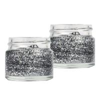 Superstar Glittergel voor lichaam/gezicht en haar - 2x - zilver - 15 ml