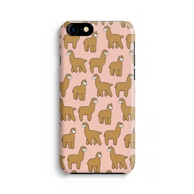 Alpacas: iPhone 8 Volledig Geprint Hoesje