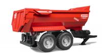 2225 Bruder Krampe Tandem-Halfpipe Aanhangwagen