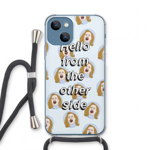 Hello: iPhone 13 mini Transparant Hoesje met koord