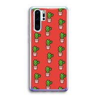 Mini cactus: Huawei P30 Pro Transparant Hoesje Mini cactus: Huawei P30 Pro Transparant Hoesje