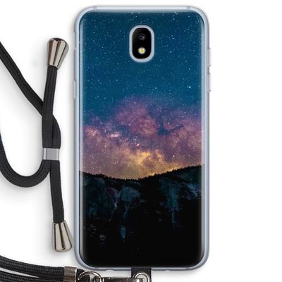 Travel to space: Samsung Galaxy J5 (2017) Transparant Hoesje met koord