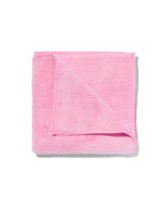 HEMA Microvezel Fleece Stofdoek 32x32 Roze