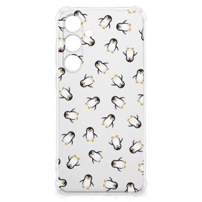 Doorzichtige Silicone Hoesje voor Samsung Galaxy S24 FE Pinguïn