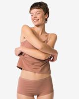 HEMA Damesboxer perfect comfort katoen lichtbruin (lichtbruin)