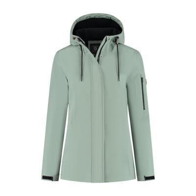 Travelin&apos; Women - Softshell jacket - Groen - Maat 3XL