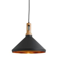 Searchlight Zwarte hanglamp Pendants Ø 35cm 7051BK