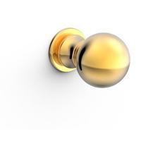 Handdoek haak Clasic | Wandmontage | 2 cm | Enkel haaks | 24k Goud glans