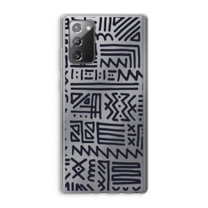 Marrakech print: Samsung Galaxy Note 20 / Note 20 5G Transparant Hoesje