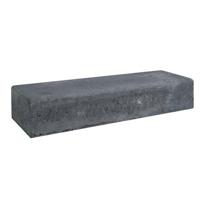 3 stuks! Betonbiels zwart 12x20x60 cm - Gardenlux