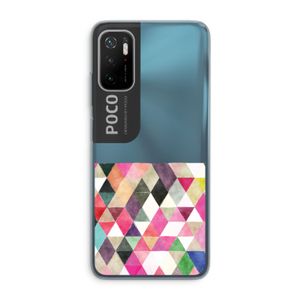 Gekleurde driehoekjes: Xiaomi Poco M3 Pro 5G Transparant Hoesje