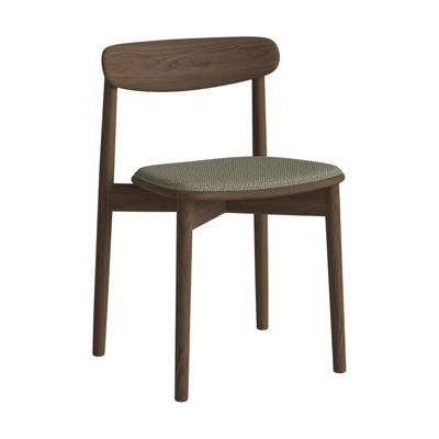 Bolia Merge eetkamerstoel Monza Green donker geolied eiken