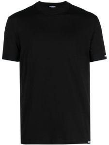 DSQUARED2 t-shirt en coton à logo imprimé - Noir