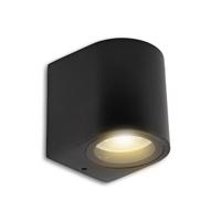 LED-wandlamp Piove zwart GU10 inclusief GU10-spots
