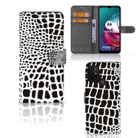 Motorola Moto G10 | G20 | G30 Telefoonhoesje met Pasjes Slangenprint