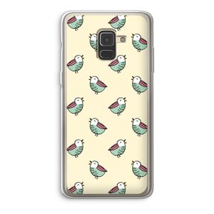 Vogeltjes: Samsung Galaxy A8 (2018) Transparant Hoesje
