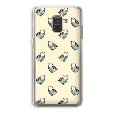 Vogeltjes: Samsung Galaxy A8 (2018) Transparant Hoesje