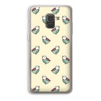 Vogeltjes: Samsung Galaxy A8 (2018) Transparant Hoesje Vogeltjes: Samsung Galaxy A8 (2018) Transparant Hoesje