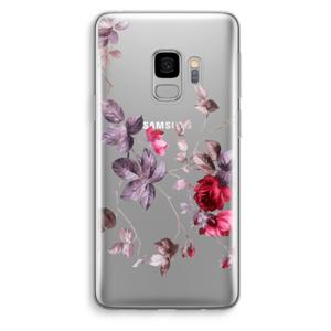 Mooie bloemen: Samsung Galaxy S9 Transparant Hoesje