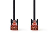 Nedis CAT6 Netwerkkabel | RJ45 Male | RJ45 Male | S/FTP | 7.50 m | Rond | LSZH | Zwart | Label - CCGL85221BK75 Nedis CAT6 Netwerkkabel | RJ45 Male | RJ45 Male | S/FTP | 7.50 m | Rond | LSZH | Zwart | Label - CCGL85221BK75