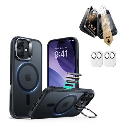 iPhone 17 Bundle Classic Hybrid Magnetic Case (Camera Control, Stash Stand) and Armorite Pro Screen Protector - Frosted Black iPhone 17 Bundle Classic Hybrid Magnetic Case (Camera Control, Stash Stand) and Armorite Pro Screen Protector - Frosted Black