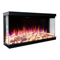 Superb 33 Elektrische Haard - 5 vlamkleuren, Energiezuinige LED, Wandgemonteerd, Afstandsbediening