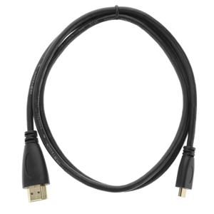 1m goud vergulde Micro HDMI Male naar HDMI Male kabel
